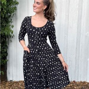 Effie's Heart Meadow Dress - Mond Moonphase Print XL